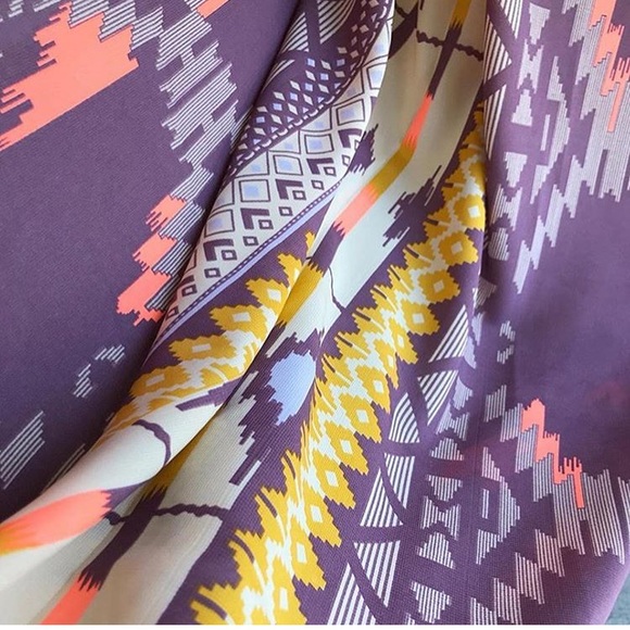 India silk one of kind maxi dress NWT maxi MED/LG - Picture 8 of 8